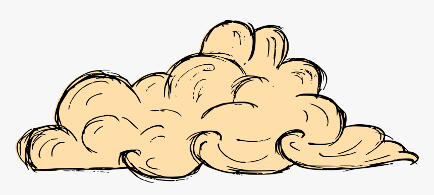 Vintage Cloud Drawing 5, HD Png Download, Free Download