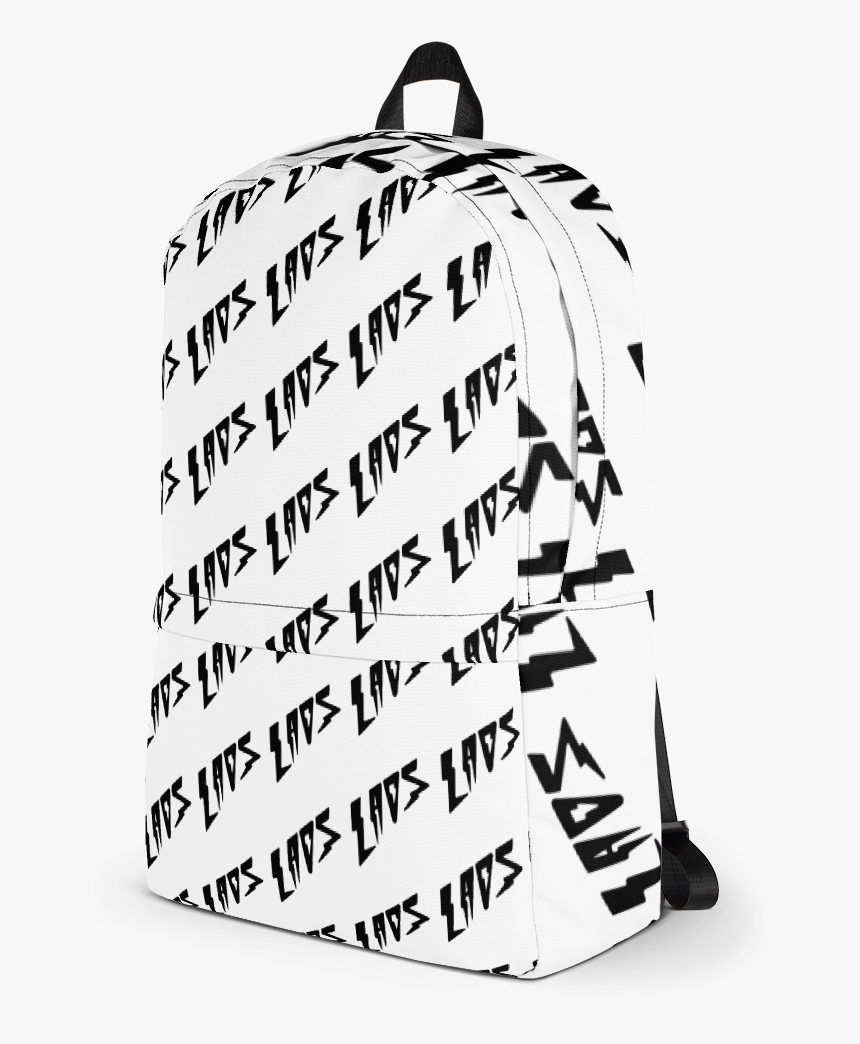 White Lightning Bolt Png Laos Lightning Bolt All Over - Bag, Transparent Png, Free Download