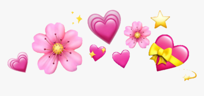 Heart Emoji Crown Transparent, HD Png Download, Free Download