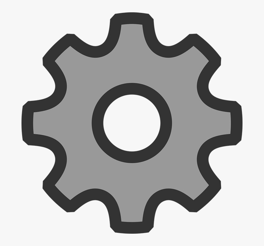 Computer, Gear, Grey, Gui, Icon, Menu, Options, Os - Settings Clipart Png, Transparent Png, Free Download