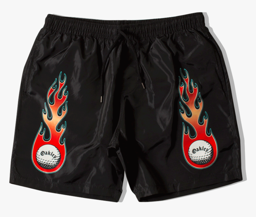 Oakley Shorts Tnp Lighting Bolt Beachshort Black 482637-02e - Board Short, HD Png Download, Free Download