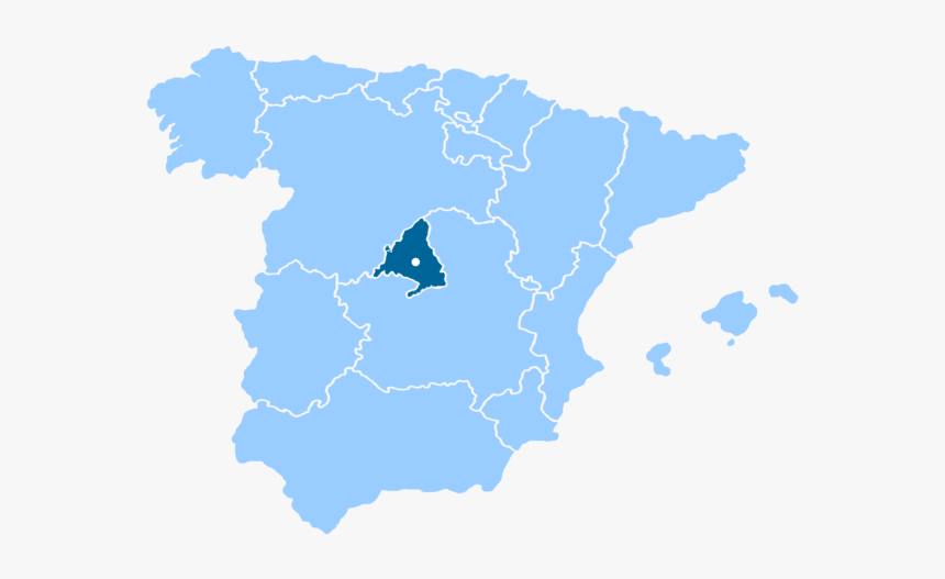 Spain Madrid - Madrid España Map Png, Transparent Png, Free Download