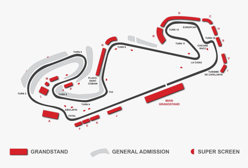 General Admission F1 Barcelona, HD Png Download, Free Download
