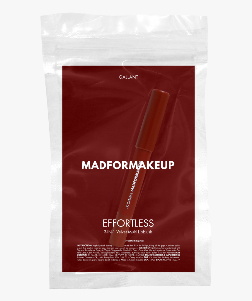 Mad For Makeup Effortless Velvet Multi Lipblush - Vacuum Bag, HD Png Download, Free Download