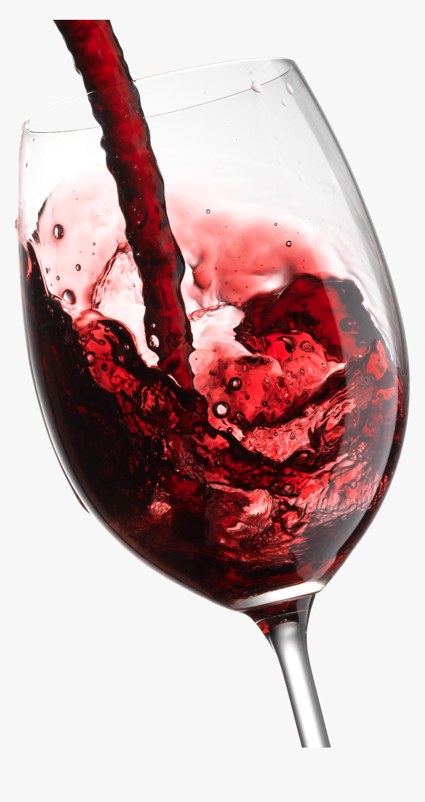 Wine Glass Png Image - Red Wine Pouring Png, Transparent Png, Free Download