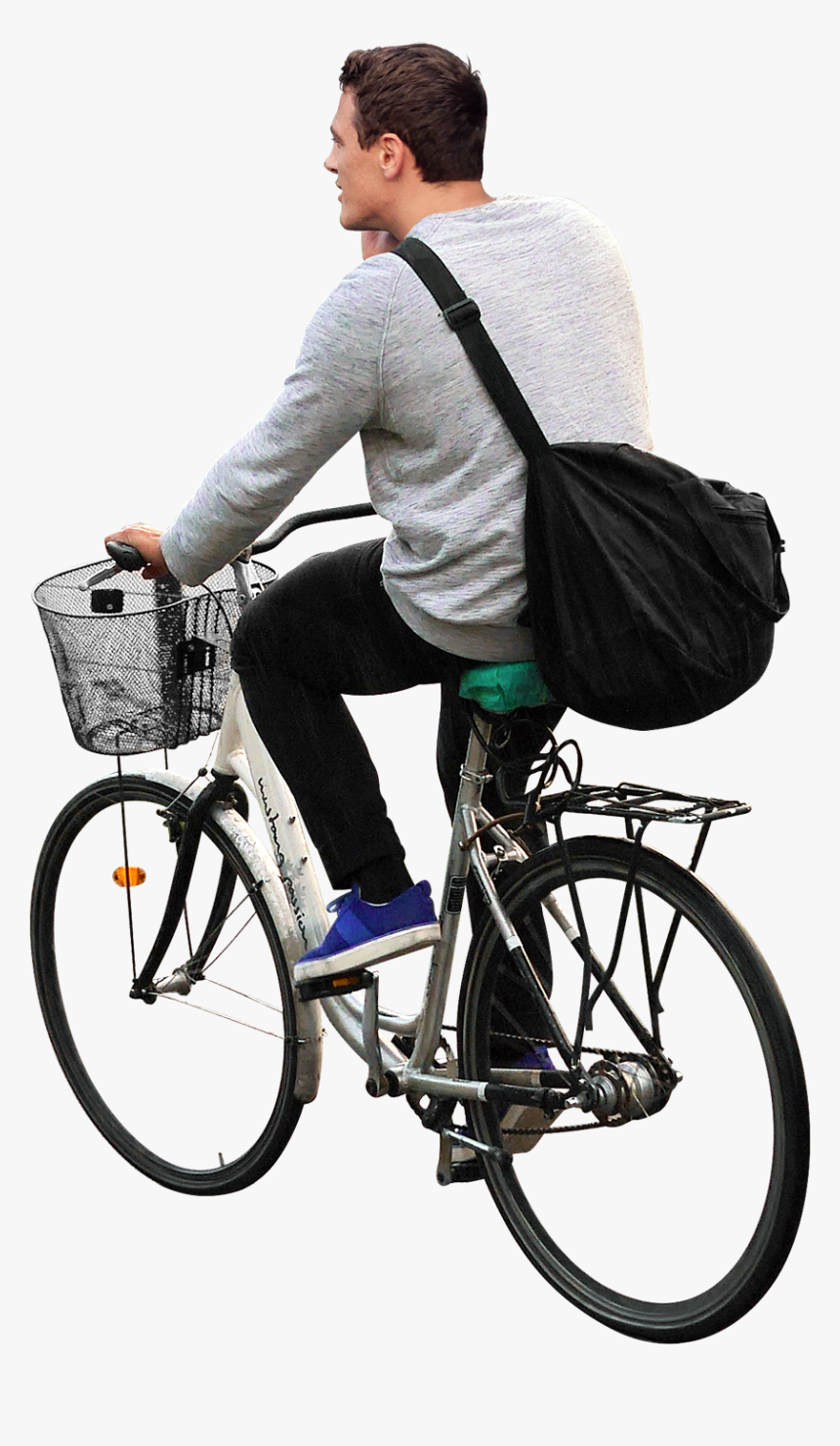 286 The Bike Suite Continues I Stopped My Bike And - People Bike Png, Transparent Png, Free Download