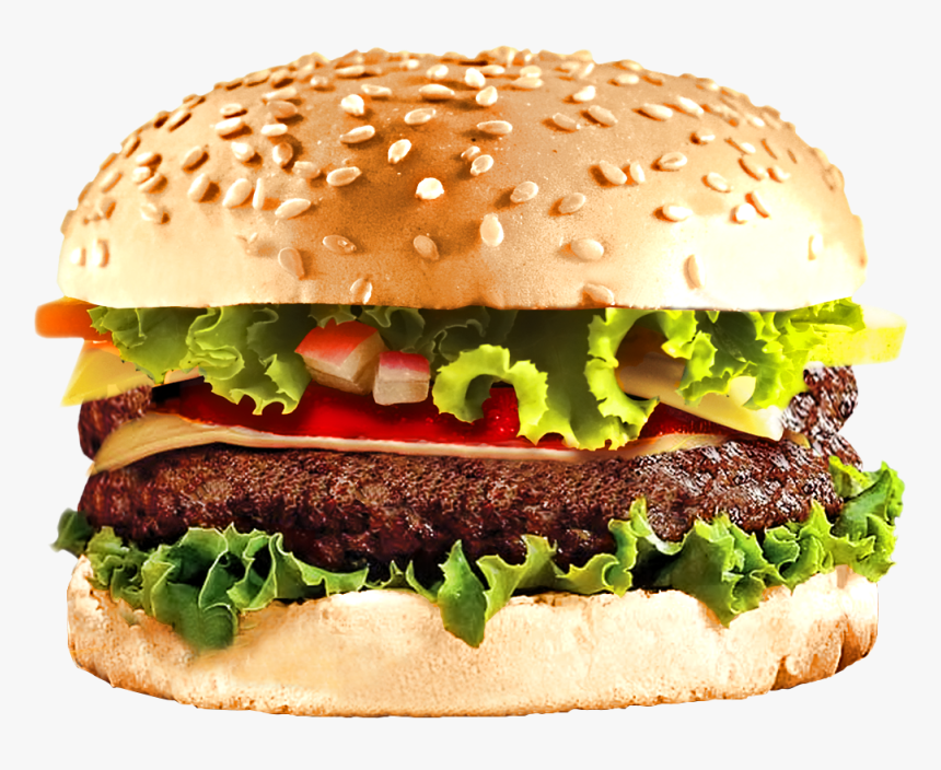 Burger Food Png - Burger Png Hd, Transparent Png, Free Download