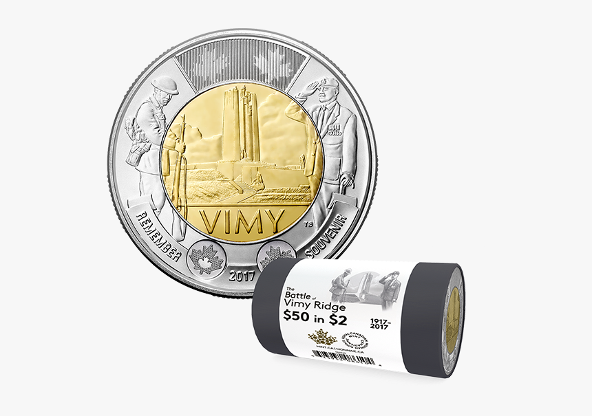 *the Battle Of Vimy Ridge - Vimy Ridge Toonie 2017, HD Png Download, Free Download