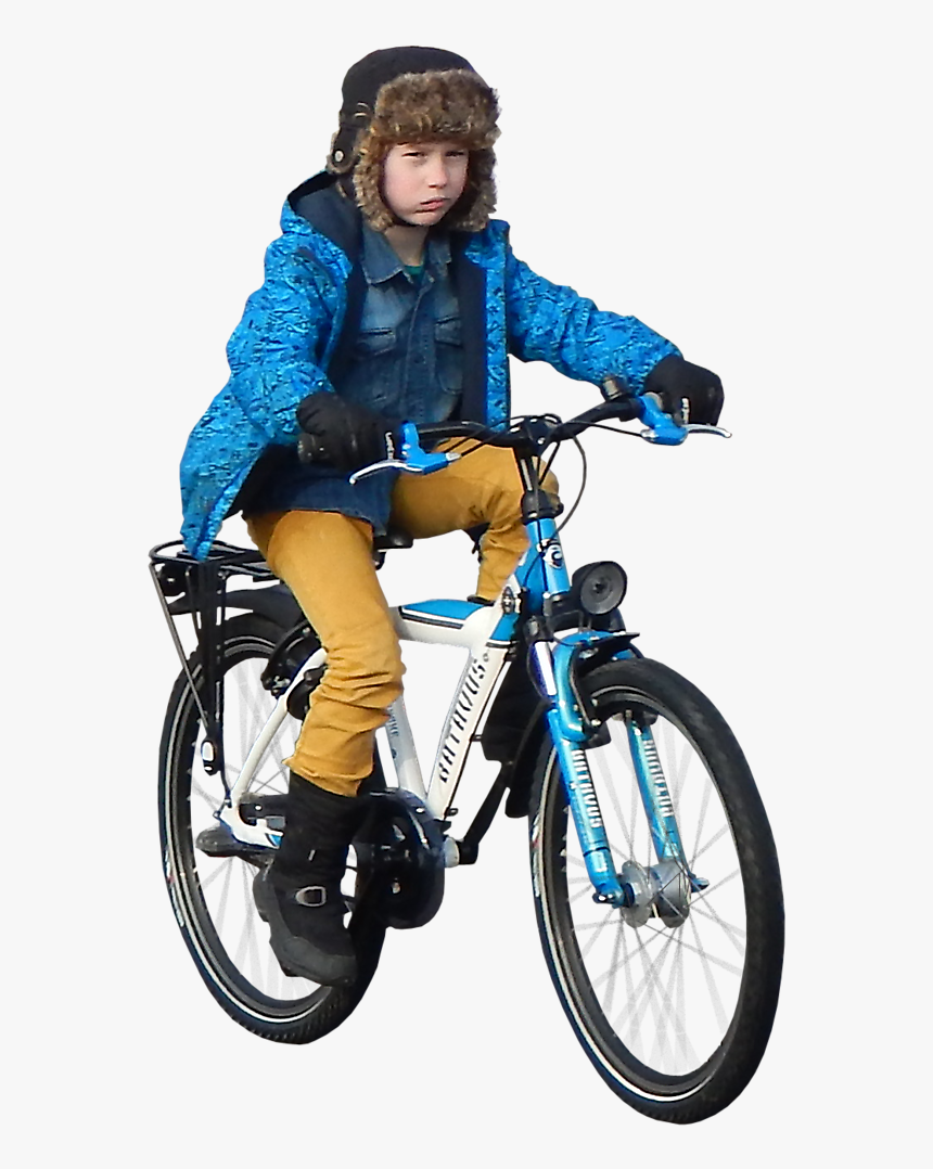 Kid Biking Png, Transparent Png, Free Download