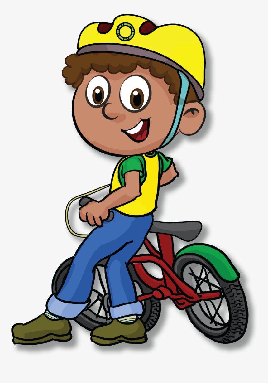 We"re Reaching Out To Kids, Their Schools, Their Whanau, - Boy Cartoon Bike Png, Transparent Png, Free Download