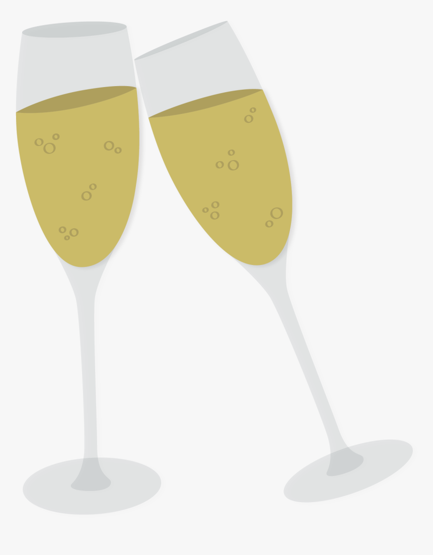 Transparent Champagne Png Transparent - Champagne Glasses Png Cartoon, Png Download, Free Download