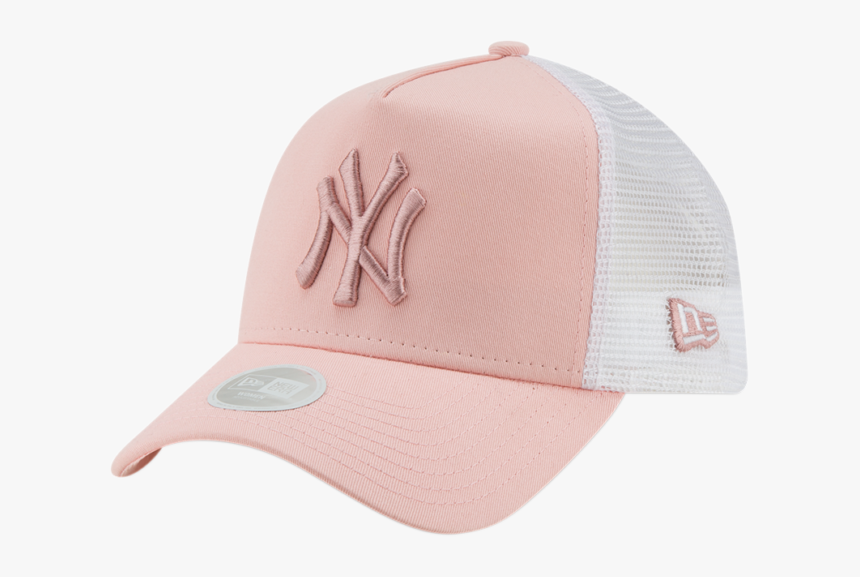 Ny Yankees Womens New Era League Essential Pink Trucker - Baseball Cap, HD Png Download, Free Download