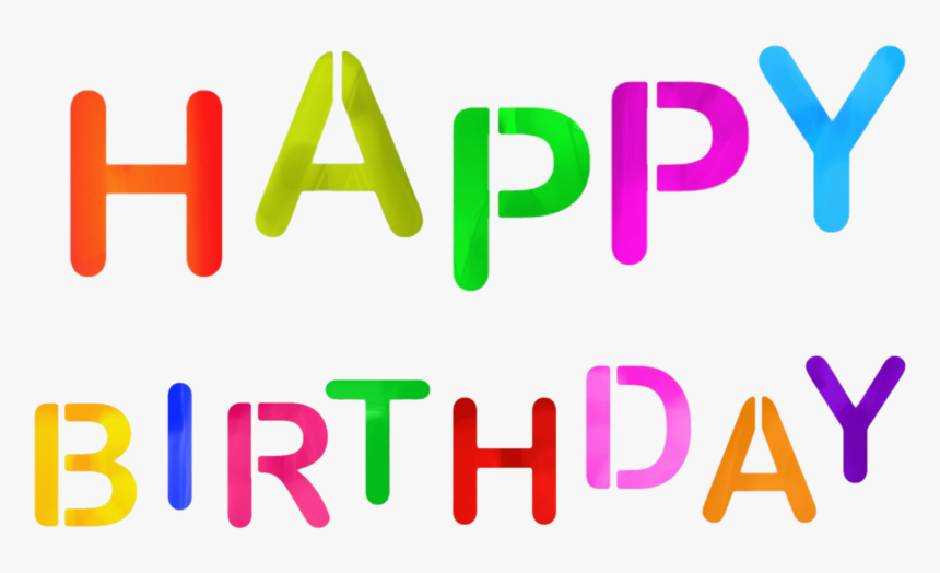 Happy Birthday Colorful Sign, HD Png Download, Free Download