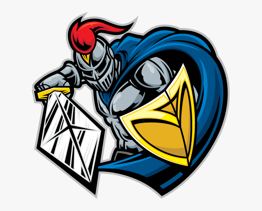 Knight With Sword And Shield - New Jersey City University Mascot, HD Png Download, Free Download