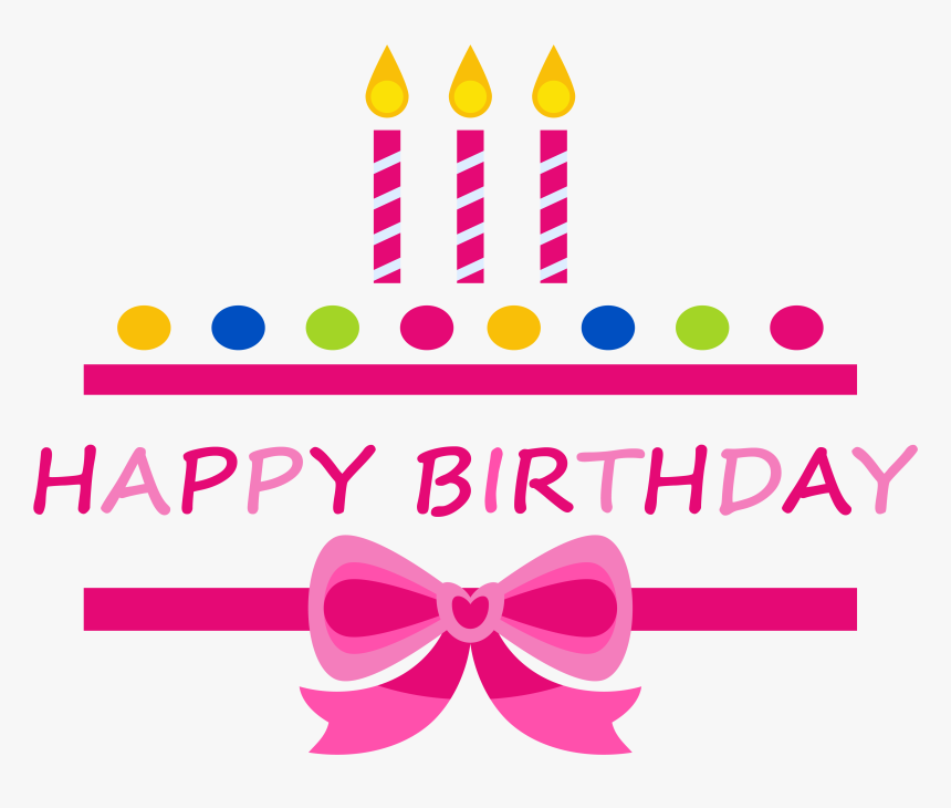 Happy Birthday Png Pink - Happy Birthday To You Png Transparent, Png Download, Free Download