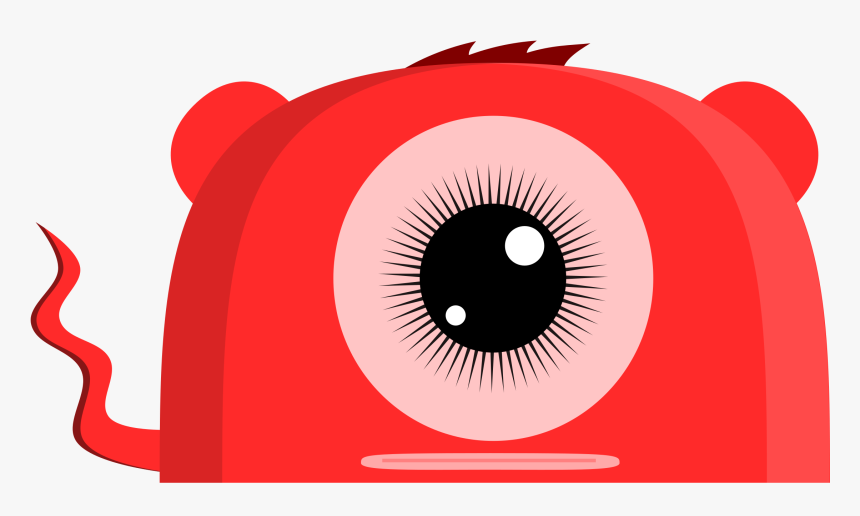 Monster Clipart Eyes - Cute Monster Vector Png, Transparent Png, Free Download