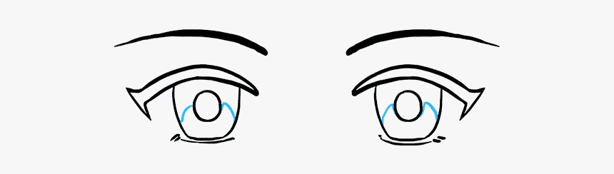 Anime Eyes Drawing Png, Transparent Png, Free Download