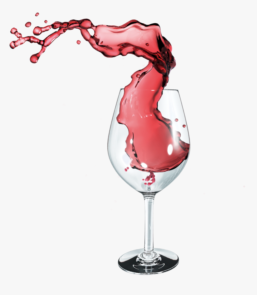 Wine Spill Png - Wine Glass Spilling Png, Transparent Png, Free Download