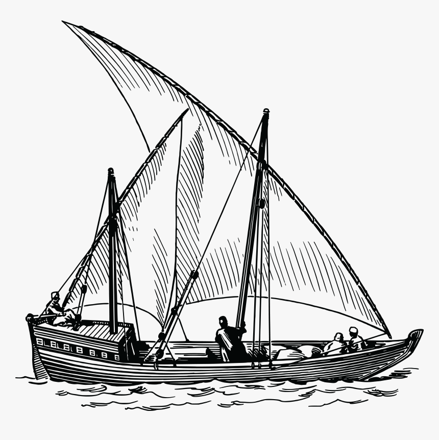 Transparent Sailing Ship Png - Clip Art Sail Boat, Png Download, Free Download