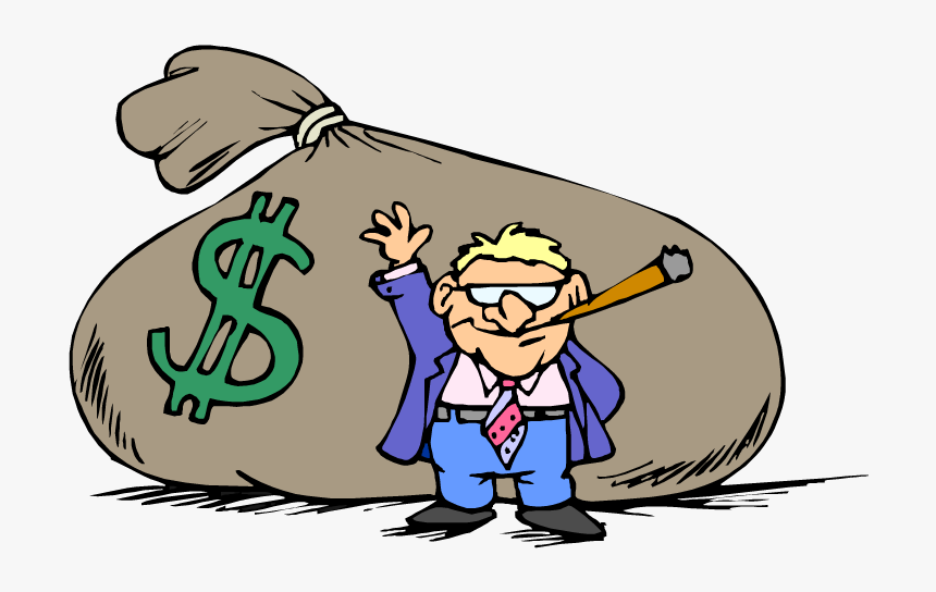 Man With Money Clipart - Rich Png Clipart, Transparent Png, Free Download