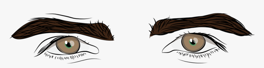 Eyes, Look, Sight, Men"s Eyes, Male - Man Cartoon Eyes Png, Transparent Png, Free Download