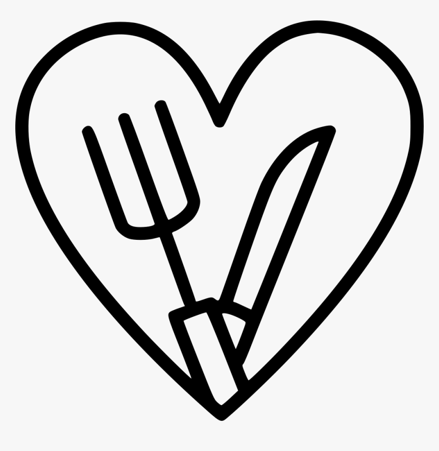 Food Icon Png - Black And White Food Png, Transparent Png, Free Download