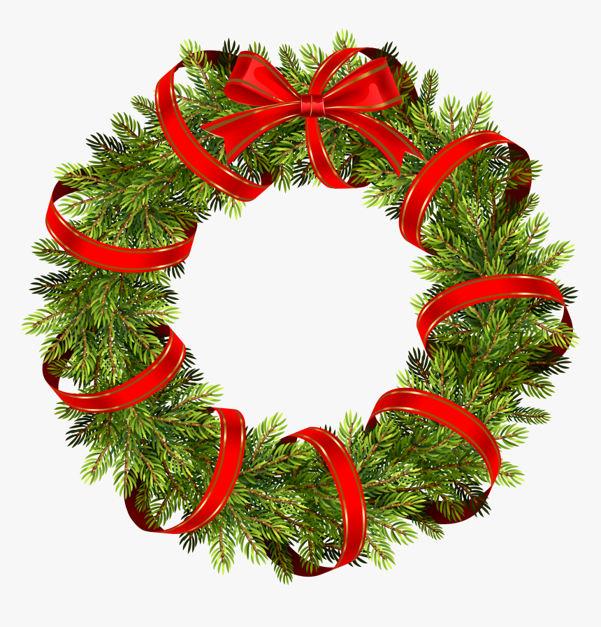 Transparent Laurel Vector Png - Christmas Wreath Transparent Background, Png Download, Free Download