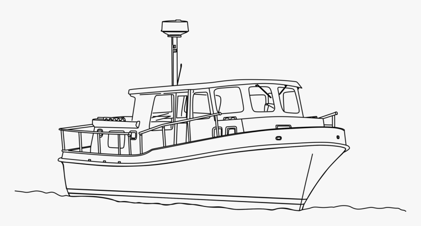Line Art,watercraft,ship, HD Png Download, Free Download