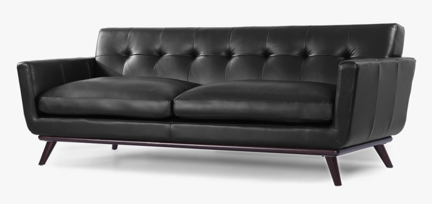 Black Sofa Transparent Images - Studio Couch, HD Png Download, Free Download