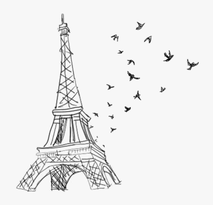 Transparent Clipart Eiffel Tower - Paris Drawing, HD Png Download, Free Download