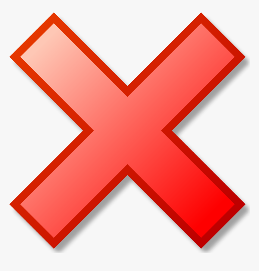 Red X Button Png, Transparent Png, Free Download