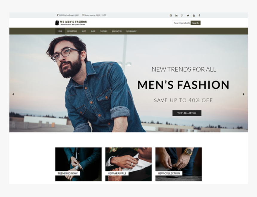 Male sales fashion websites