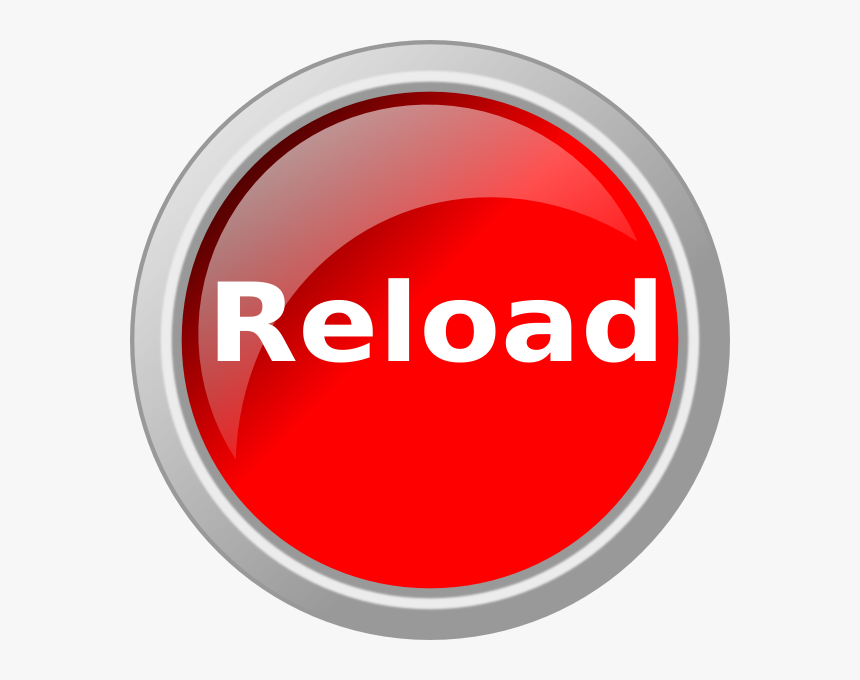 Red Reload Button Svg Clip Arts - Circle, HD Png Download, Free Download