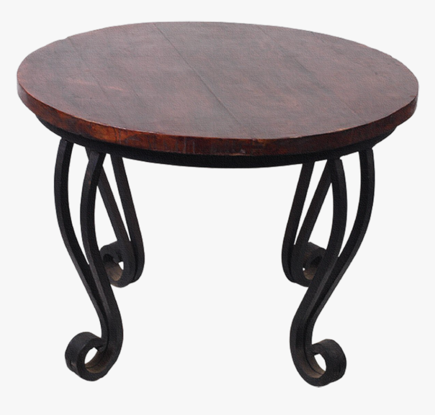 Round Brown Curvy Table Png Image - Table Png, Transparent Png, Free Download