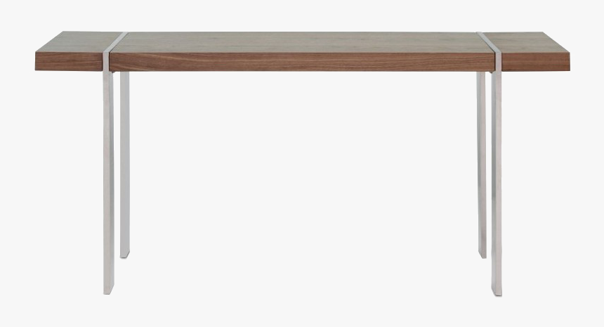 Modern Table Png Image With Transparent Background - Wood And Gold Console Table, Png Download, Free Download