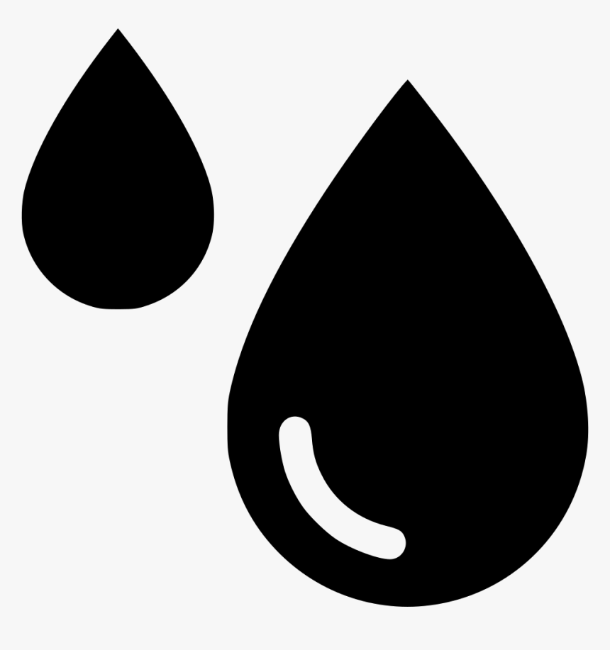 Blood Drops - Blood Droplet Black And White Png, Transparent Png, Free Download