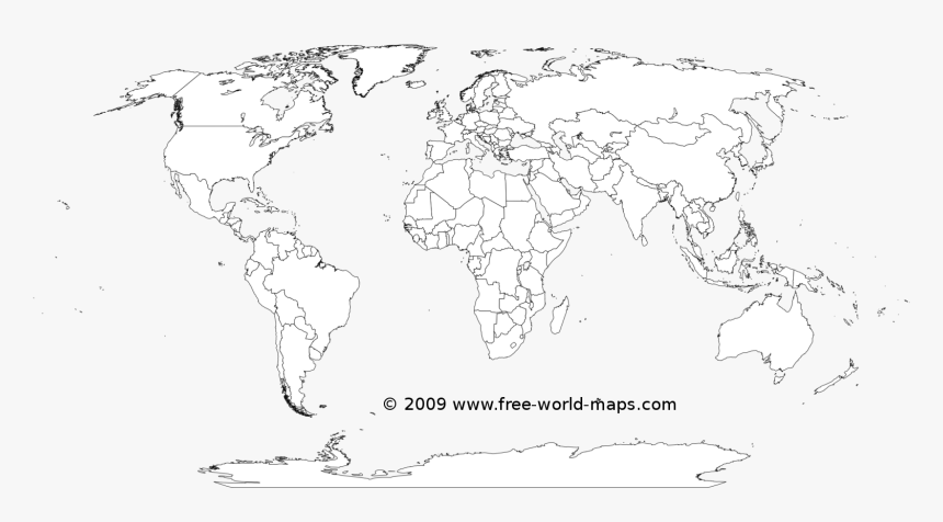 Plain World Map Clip Art At Clker - Gulf Of Mexico World Map, HD Png Download, Free Download