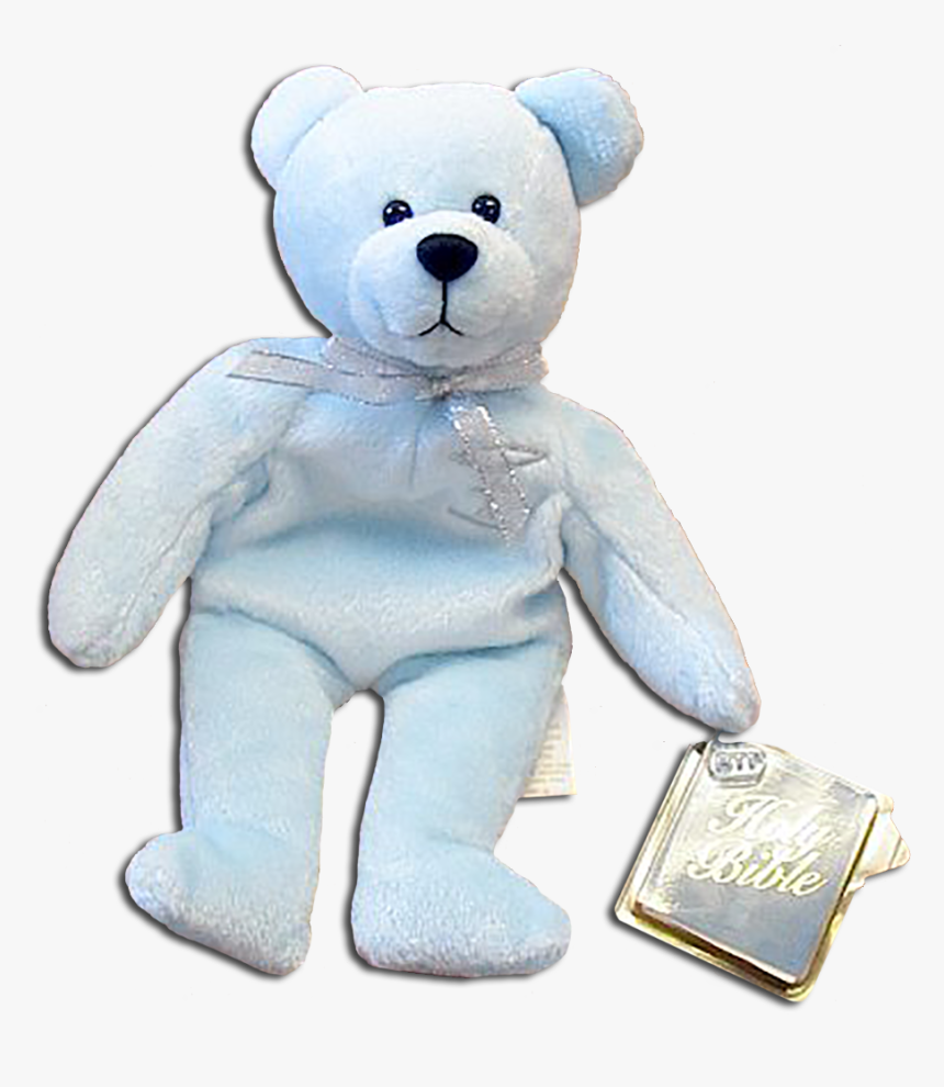 Blue Teddy Bear Png - Baptism, Transparent Png, Free Download