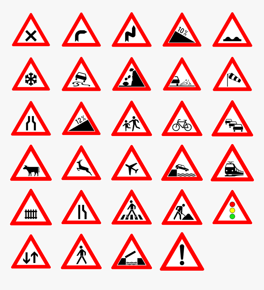 Road Signs Theory Test, HD Png Download, Free Download