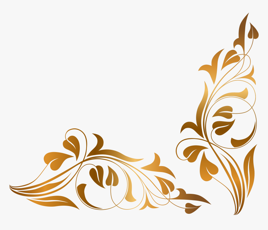 Fancy Wedding Border Png Transparent Images - Floral Png, Png Download, Free Download