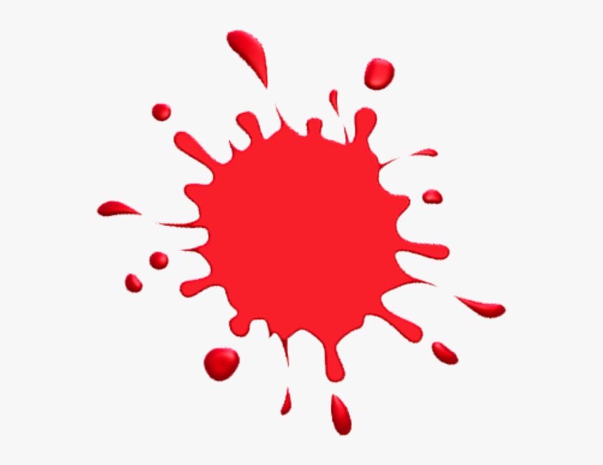 Red Clipart Paint Splash - Red Color Splash Png, Transparent Png, Free Download
