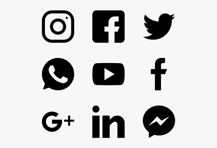 Social Icon Png - Png Format Social Media Icons Png, Transparent Png, Free Download