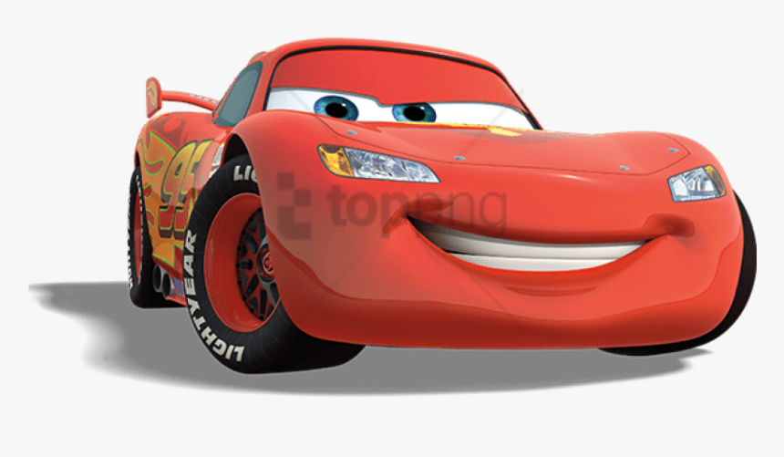 Cars Transparent Lightning Mcqueen - Cars 2 Lightning Mcqueen, HD Png Download, Free Download