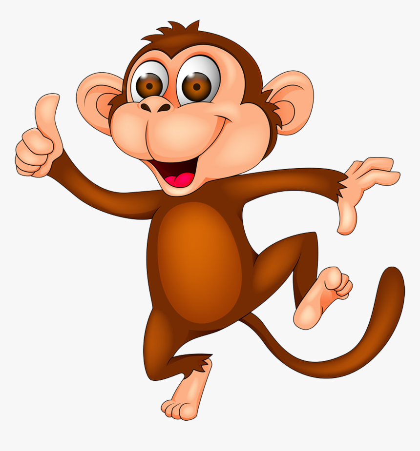 Monkey Cartoon Clip Art - Monkey Cartoon, HD Png Download, Free Download