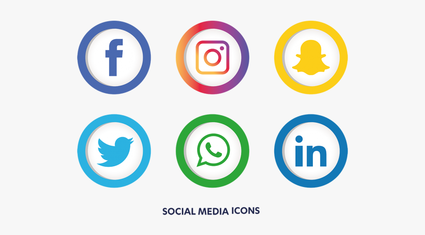 Clip Art Icon Social Media - Transparent Social Media Png, Png Download, Free Download