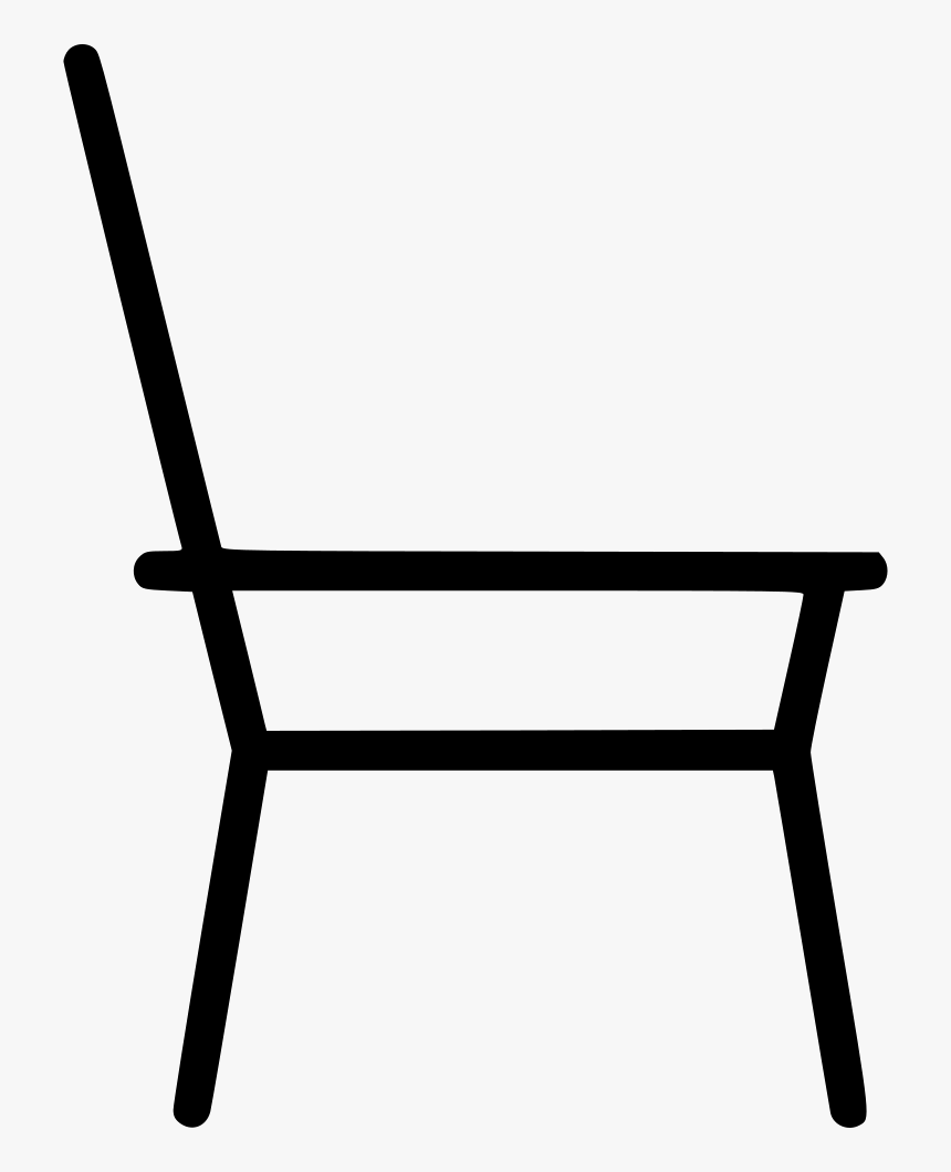 Chair Simple Sketch Furniture Home - Simple Chair Icon Png, Transparent Png, Free Download