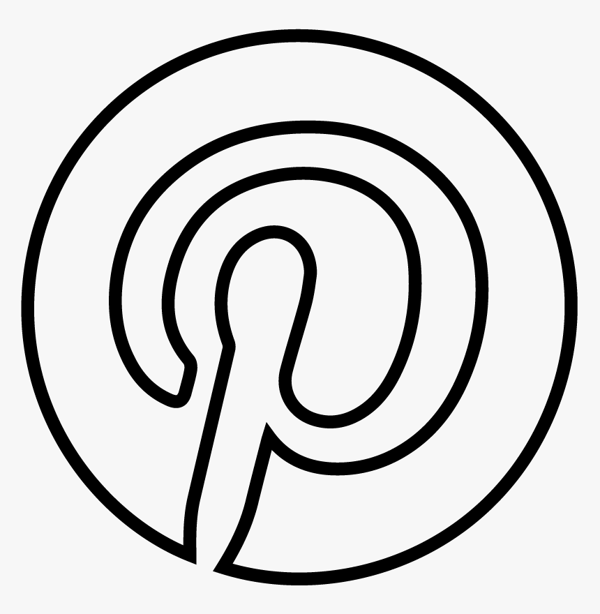 Pinterest &ndash Logomecca - Pintrest Logo Png Outline, Transparent Png, Free Download