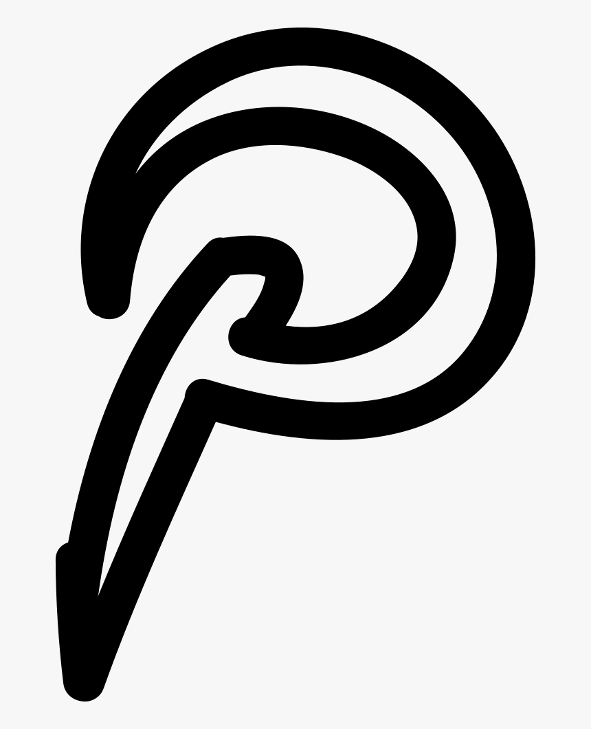 Pinterest Hand Drawn Logo - Icon, HD Png Download, Free Download