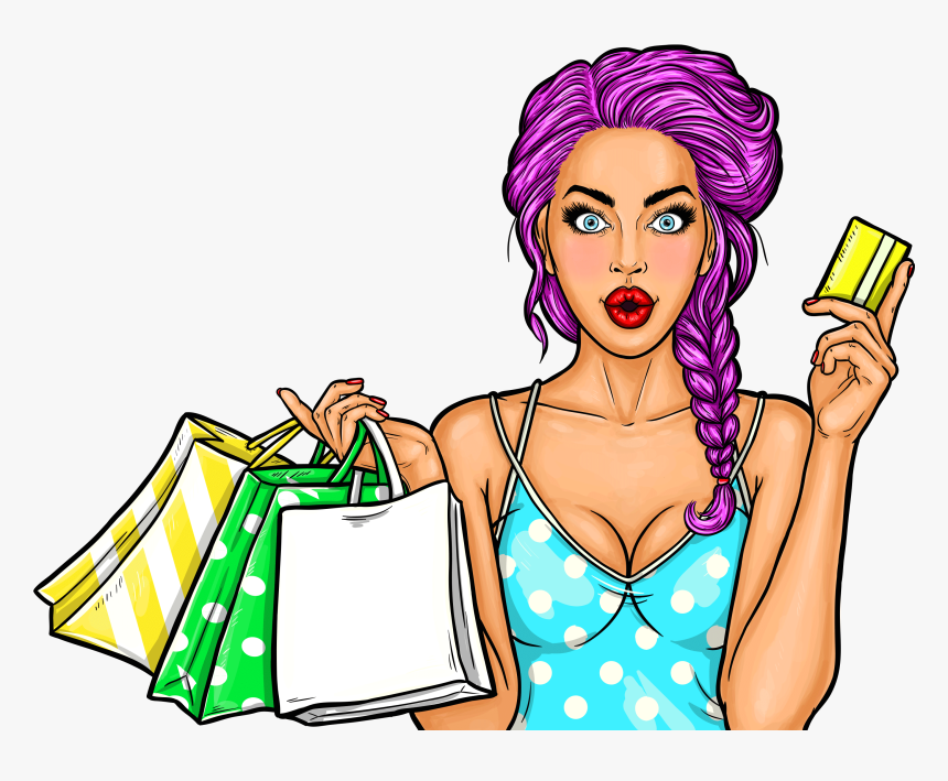 Pop Art Girl Png Image Free Download Searchpng - Pop Art Woman Png, Transparent Png, Free Download