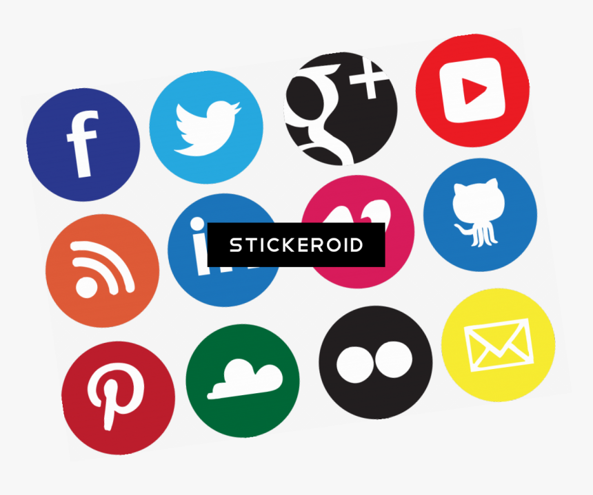 Social Media Icon Png Transparent - Social Media Logos Transparent, Png Download, Free Download